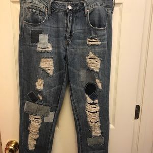 Jessica Simpson patchwork jeans❤️